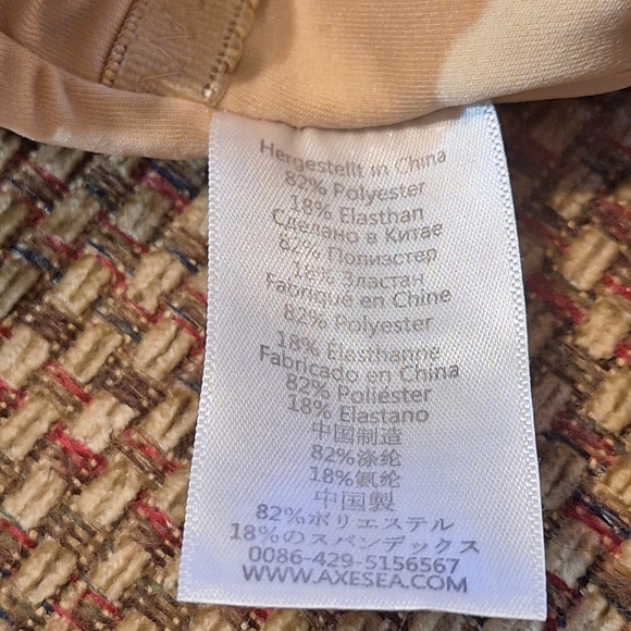 Axesea Tropical Print Women's One Piece Full Coverage Swimsuit - Picture 9 of 14